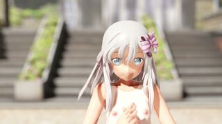 Ro-500 Deep Blue Town Dance with pubic hair