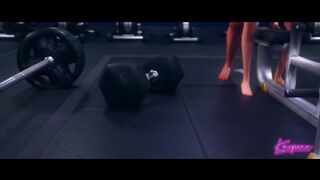 No Pain, All Gain! Juno enjoy her time at gym with Zarya. [LEGENDADO PT-BR]