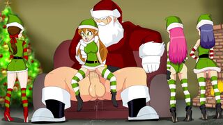 ArtJimx Riding Santa Claus