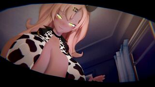 [4K] Nicole Rides Nekomata [Maritan]