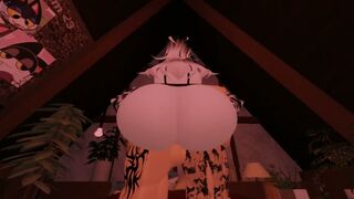 Cow comes home to get breeded by my MASSIVE DICK - ROBLOX BLEACHED