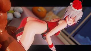 Silver wolf - Xmas with gamer girl [Honkai star rail]