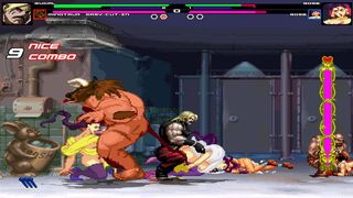 Rugal and Minotaur VS two Roses SF