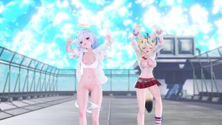 [4kmmd]Kanata Polka White underwear