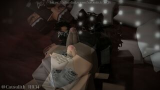 Girl with a big ass nd dog girl come for a threesome~ | Short Ver. (Session 69)