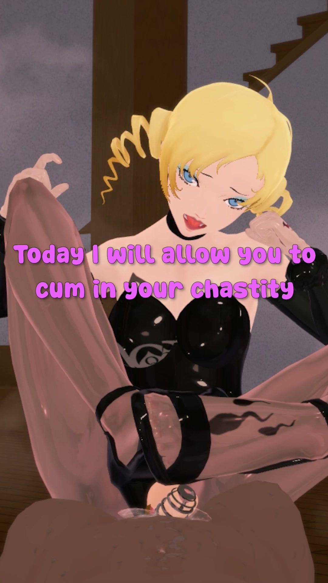 Catherine Chastity Footjob