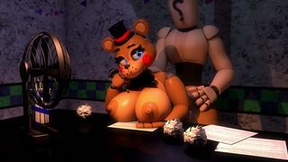 Toy Freddy DoggyStyle POV