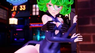 【R-18 MMD】 Tatsumaki in trouble!