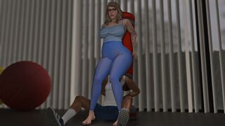 Gym Femdom