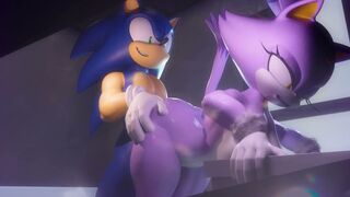 Sonic and Blaze