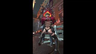 Re3 Ryona - Jill Valentine (Spec Ops) vs Ne-A Parasite