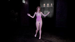 Aerith Dancing in the Street