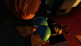 Fucking a Sexy Blue Demon