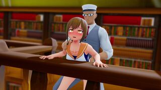 Kaotaro12 - I-401 Library Sex (clothed)