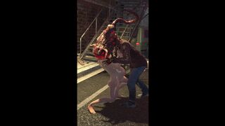 Re3 Ryona - Jill Valentine (Pregnant) vs Ne-A Parasite