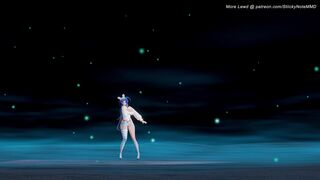 Azur Lane │ USS New Jersey (Sleeping Clothes)  ❤ HYOLYN - One Way Love【MMD】