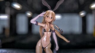Shimakaze - Genie [MMD R15] Popipapi