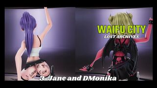 Waifu City Lost Archives, Jane and DMonika