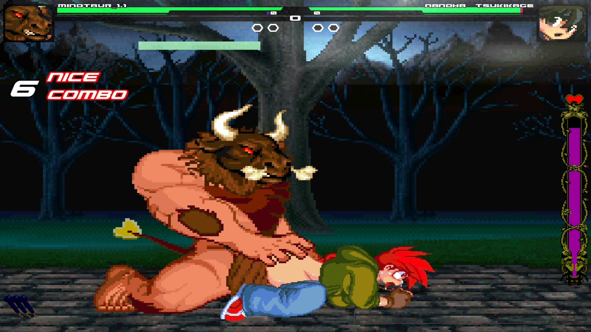 Minotaur Fuck Nanoha Tsukikage!
