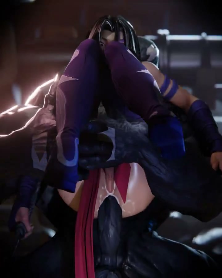 Psylocke Getting Analized By Venom