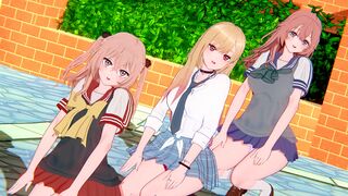 [KKS/MMD] [NUMBER NINE] Sasuka Inui, Marin Kitagawa, Shinju Inui [My Dress-Up Darling