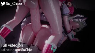 Aria caught sleeping Sunna | ZZZ