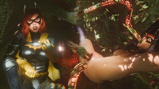 Batgirl x Poison Ivy Tentacles