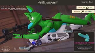 Green Foxy Doggystyle with Alex