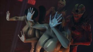 DOA Girls VS Monsters [COMPILATION]