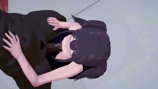 Tsubame BLACKED Deepthroat Blowjob