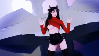 Rin Tohsaka somi brithday vam dance 18R
