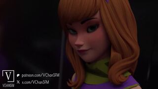 Daphne, Velma, and some hot sex while the elevator is stuck.