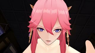 yae miko treats you like her pet