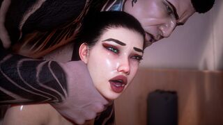 The Yoga Class – Petite Curvy Brunette Destroyed By Her Huge Yoga Instructor (Teaser)