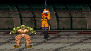 Killer Croc FUCKS Cheetah and impregnates her in his Lair!