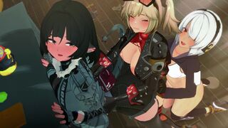 Jane Doe X Risa Mei X Emeri [TY98] [4K] [60FPS]