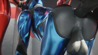 Unreal Engine Red and Blue doggy [DiffusedLizard]