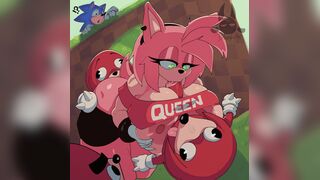 Amy and Unganda Knuckles