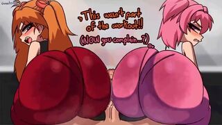 Double assjob ( POV )