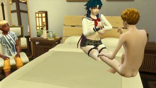 Watashi no giri no ane ga yuuwaku suru