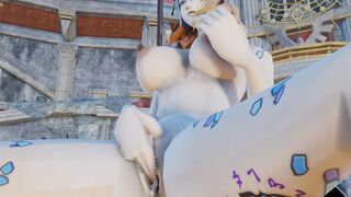 MMD R-18 Miriam Bloodstained Masturbtion and double fist