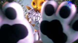Renamon Handjob Pov
