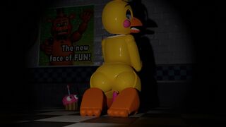 Toy Chica Riding Cock pov