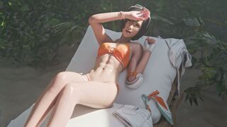 Yuffie beach no voice