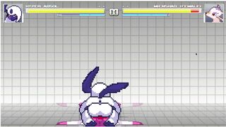 Absol rapes the living hell out of Mienshao's pussy