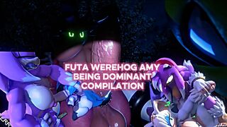 Futa Werehog Amy being Dominant Compilation