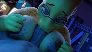 Alphys Stealing your Cum (juneaujumbles)