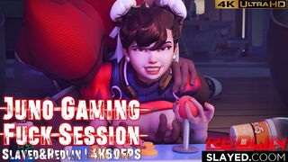 Juno Gaming Fuck Session [Slayed&Redlin][4K60FPS]