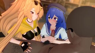 Houkai Gakuen Karin and Arkria