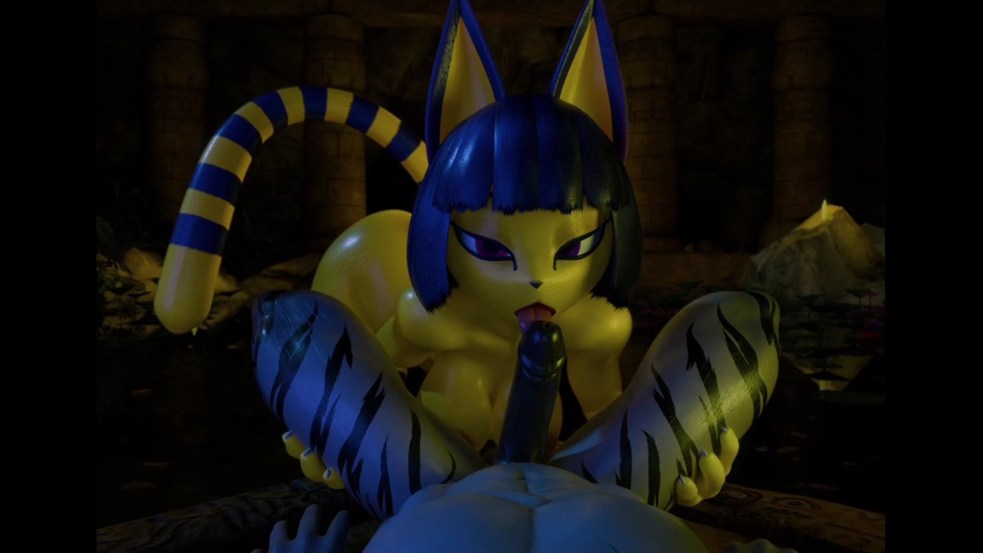 Ankha Pov Blowjob (Added Sounds)